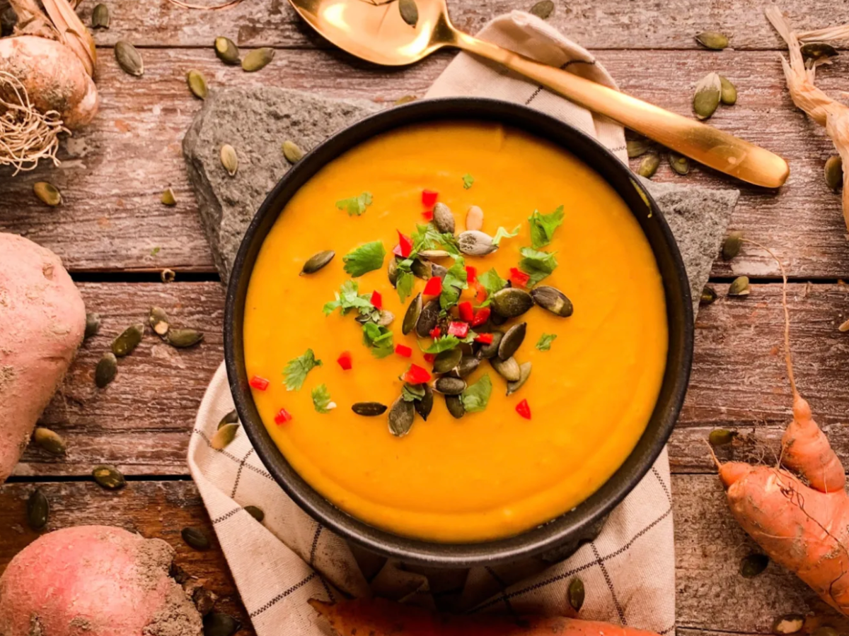 Gresskarsuppe med kokosmelk