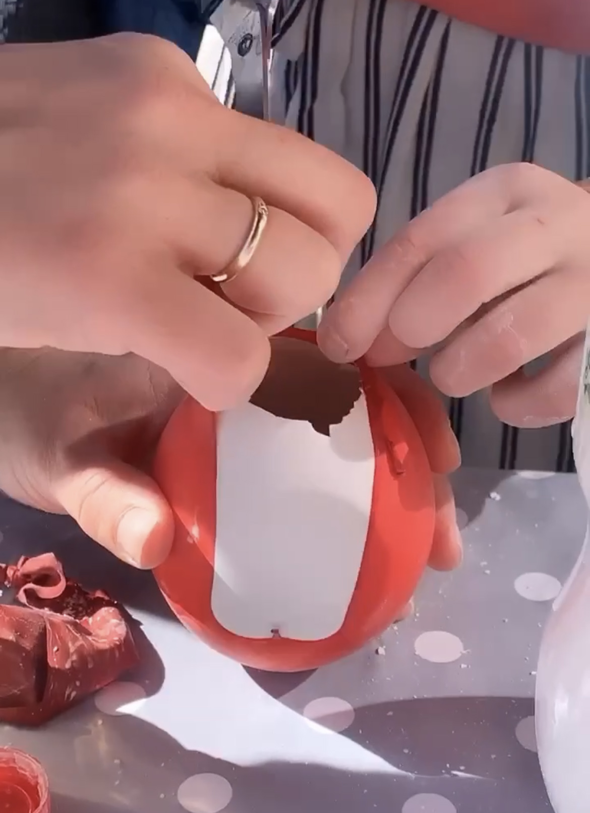 diy påkepynt gipsegg