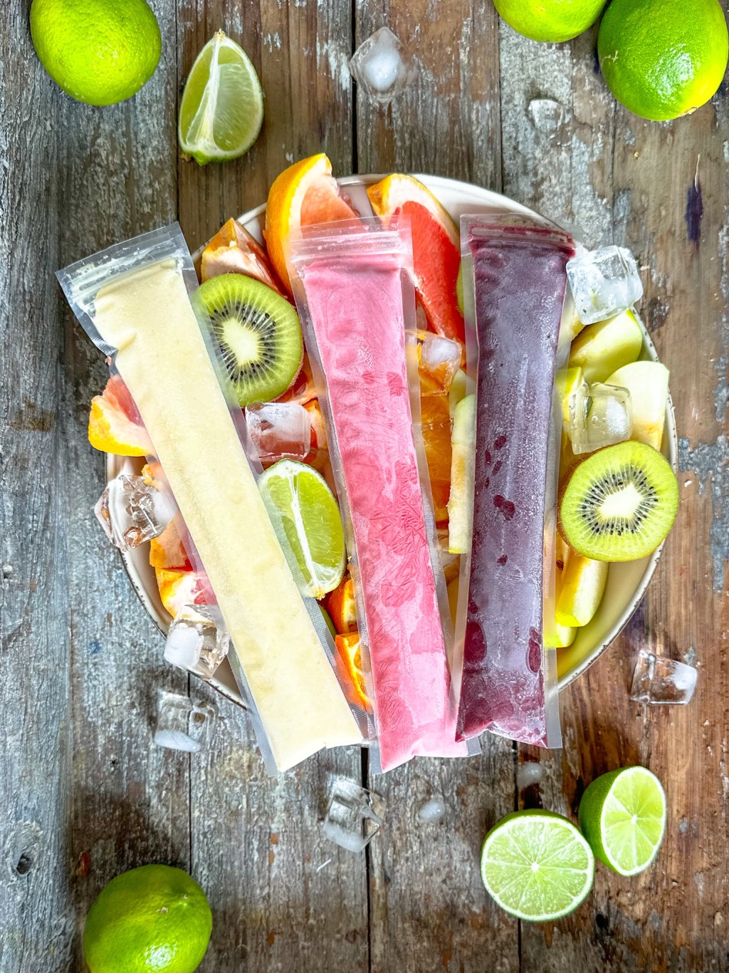 Sunn is til barna fruktis hjemmelaget oppskrift frukt og bær