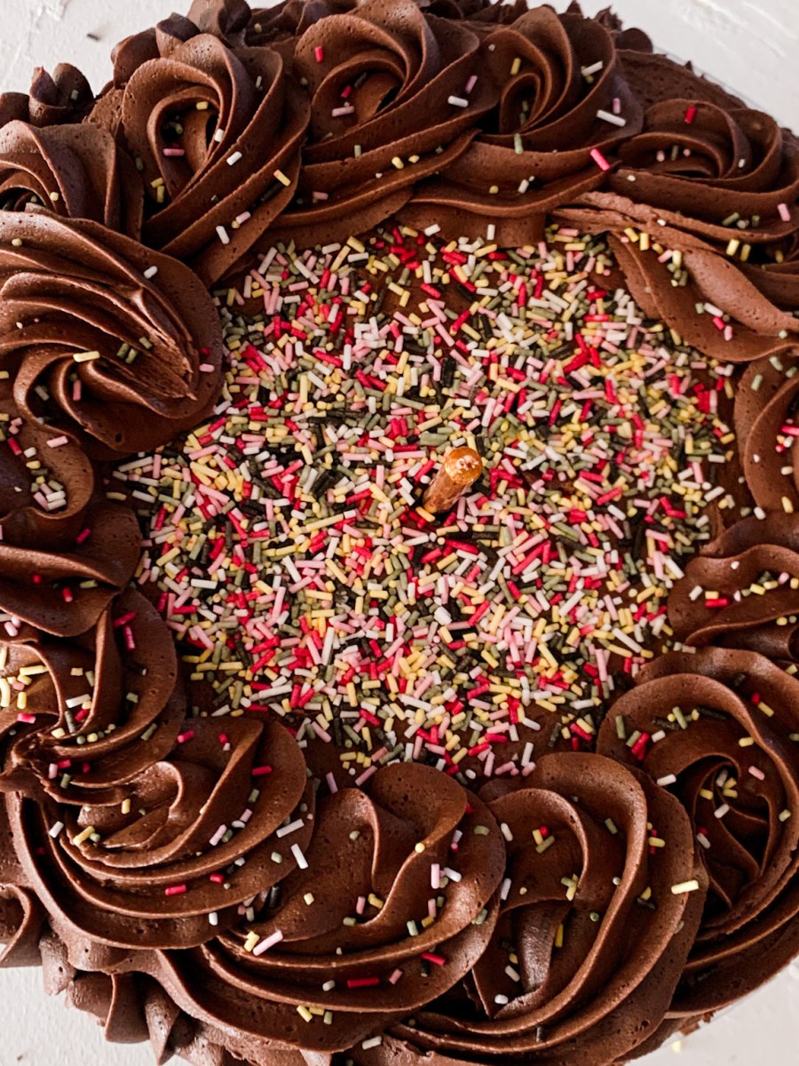 Rund sjokoladekake som er enkel å&nbsp;lage