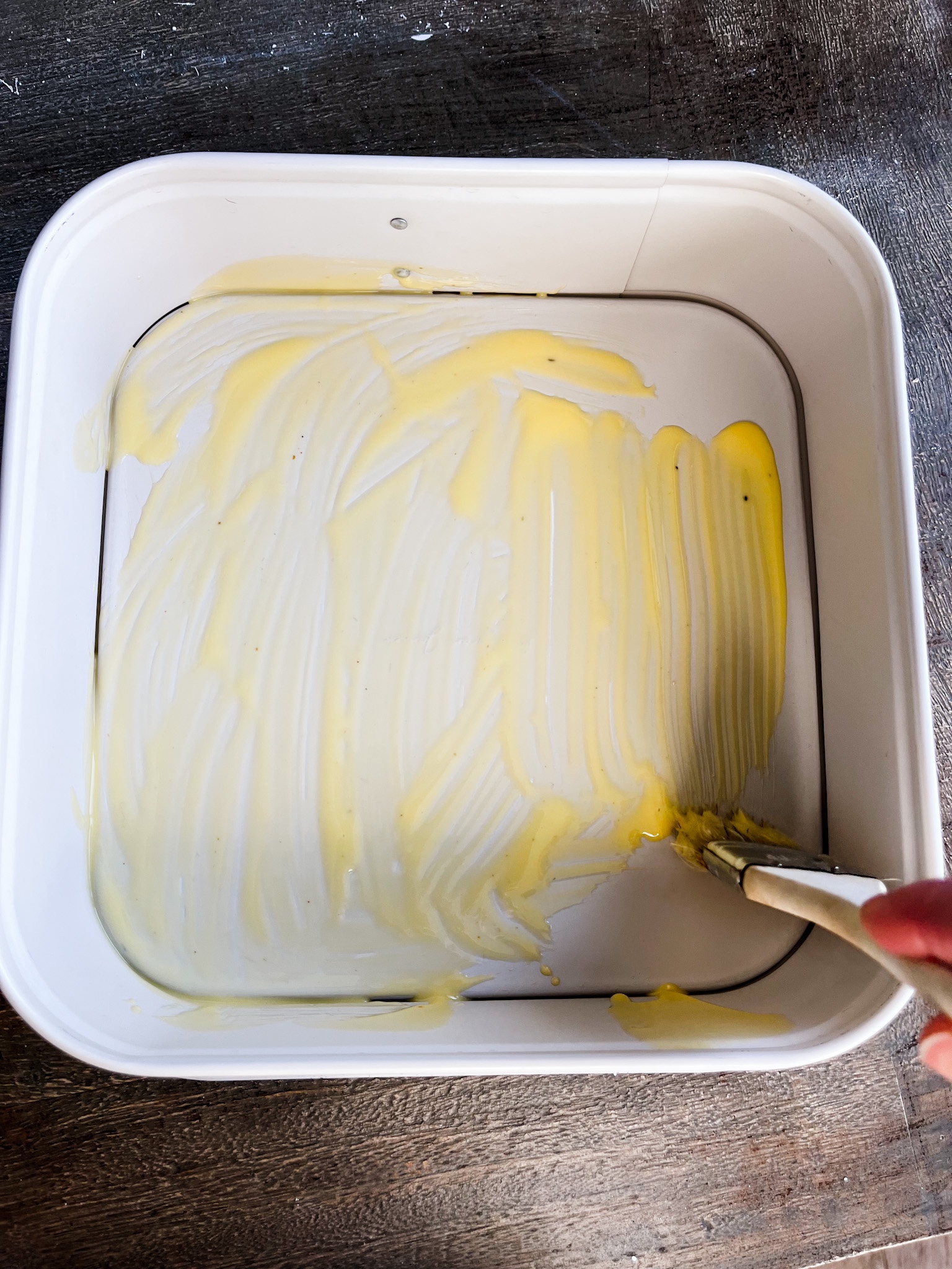 Steketips kake høy sjokolade