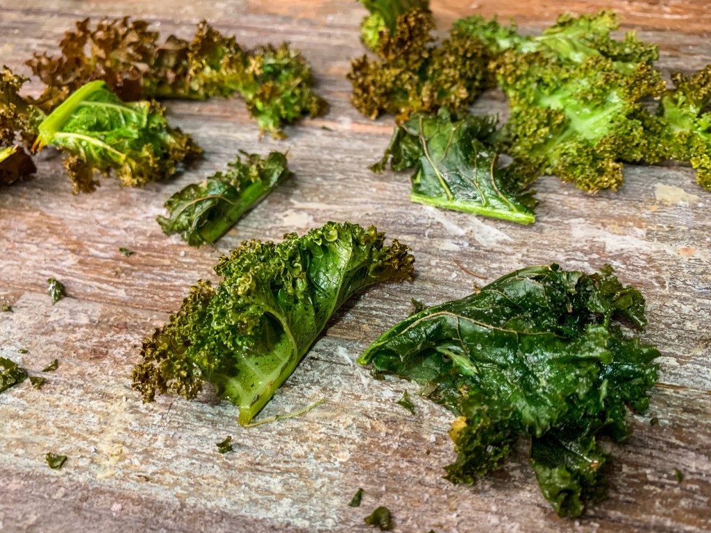 Grønnkålchips oppskrift på sunn og god snacks