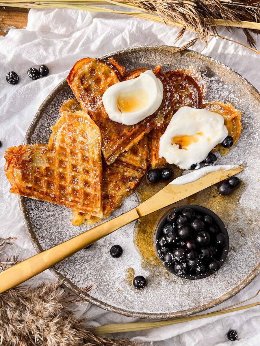 Glutenfrie vafler – Grove med&nbsp;havregryn