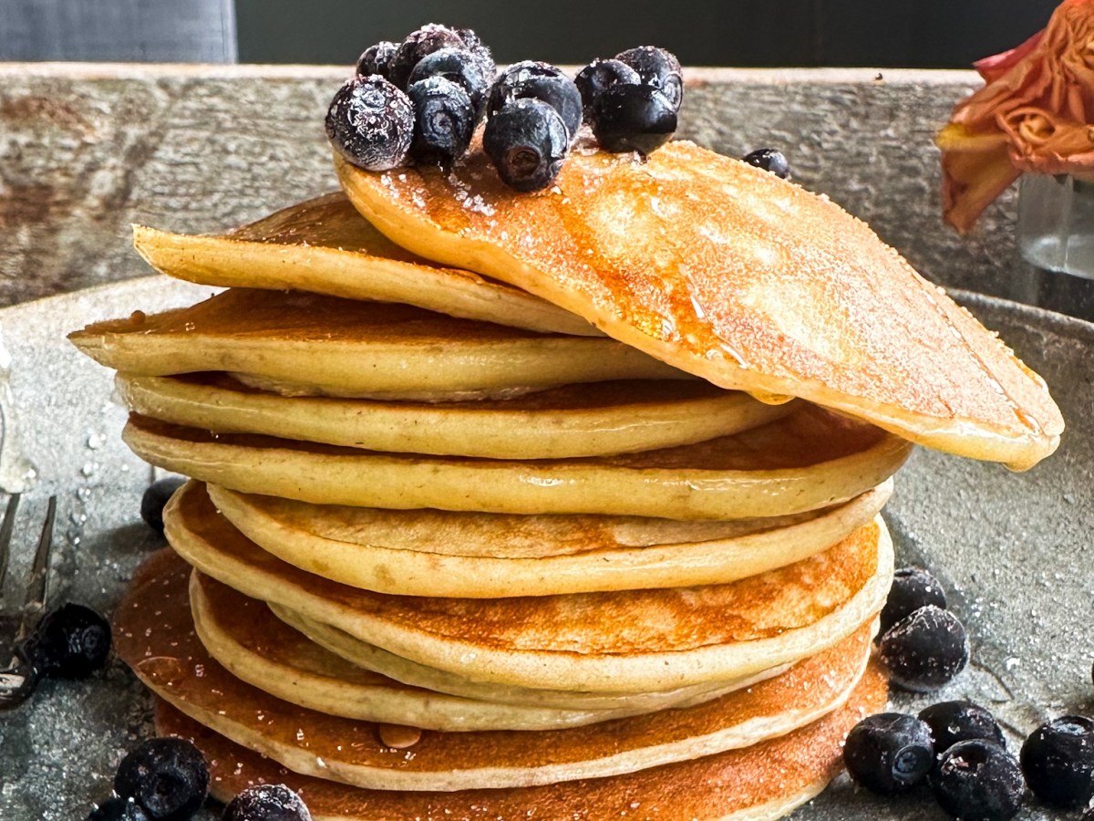 Proteinpannekaker med cottage&nbsp;cheese