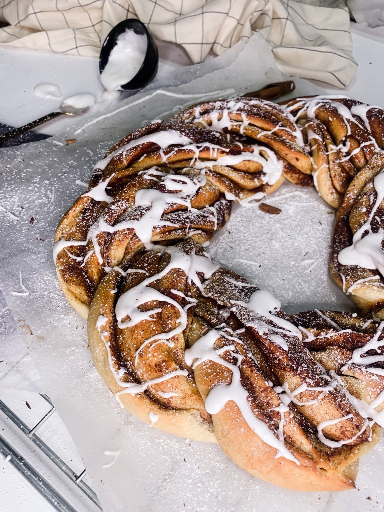 Kanelkrans krans kanel bakst gjærbakst