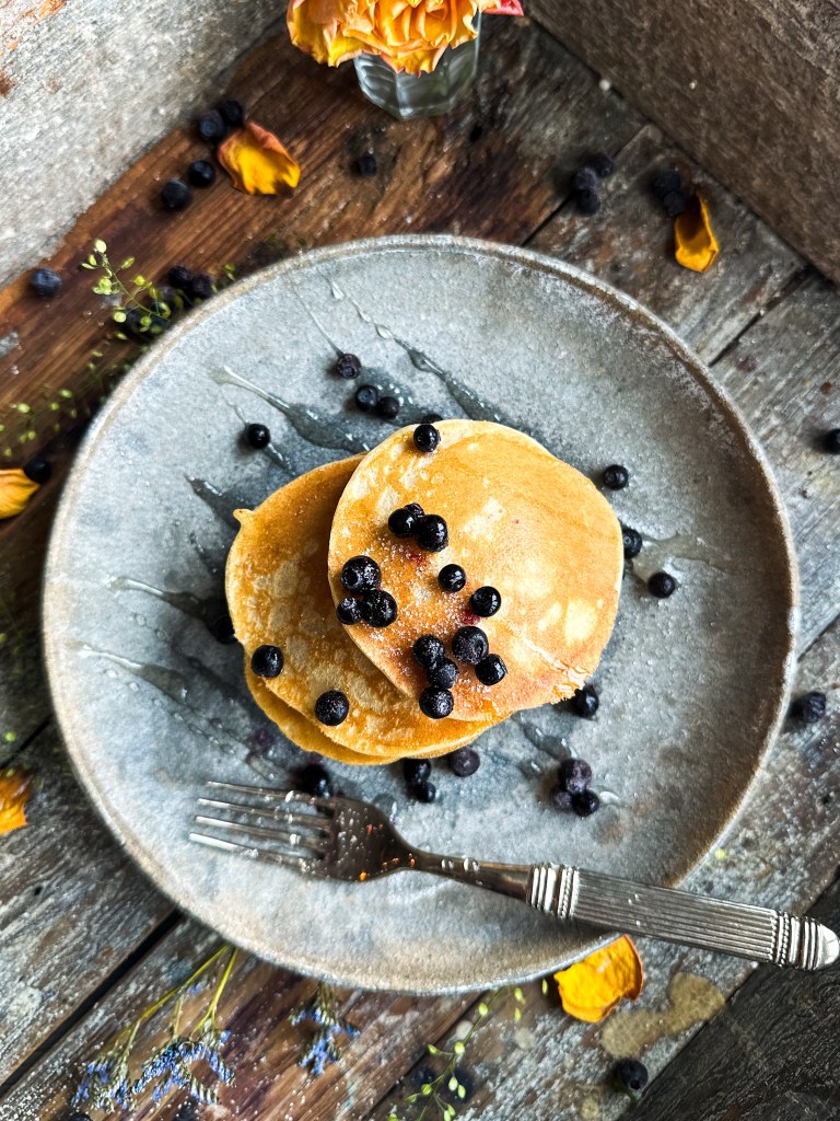 Proteinpannekaker til matpakka med cottage cheese og egg