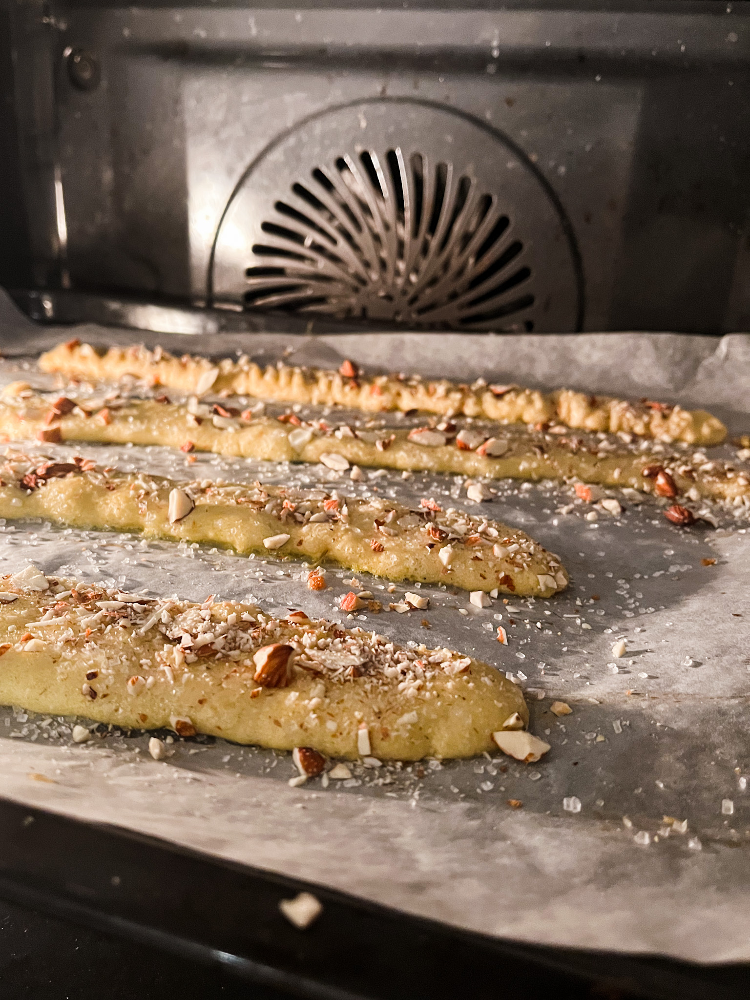 brune pinner steketid oppskrift