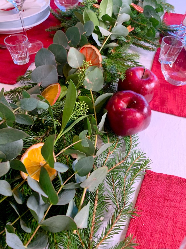 Borddekking jul julaften julebord