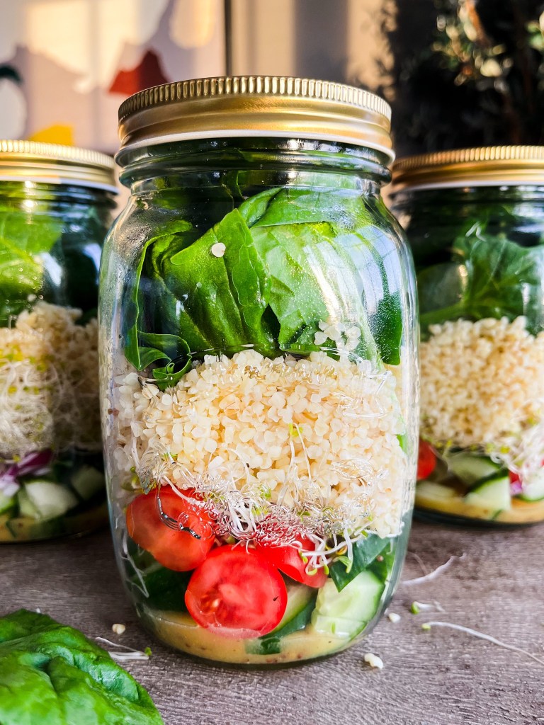 matprepping salat sunn mat måltidsprepp tips inspo