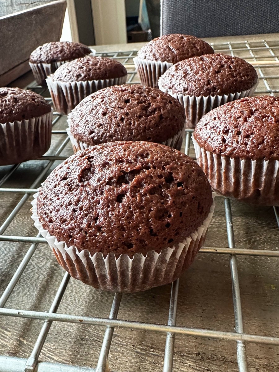 Saftige sjokolademuffins