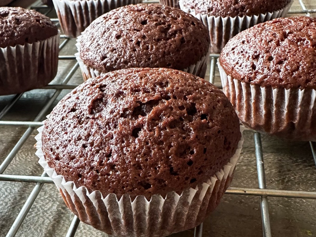 Saftige sjokolademuffins