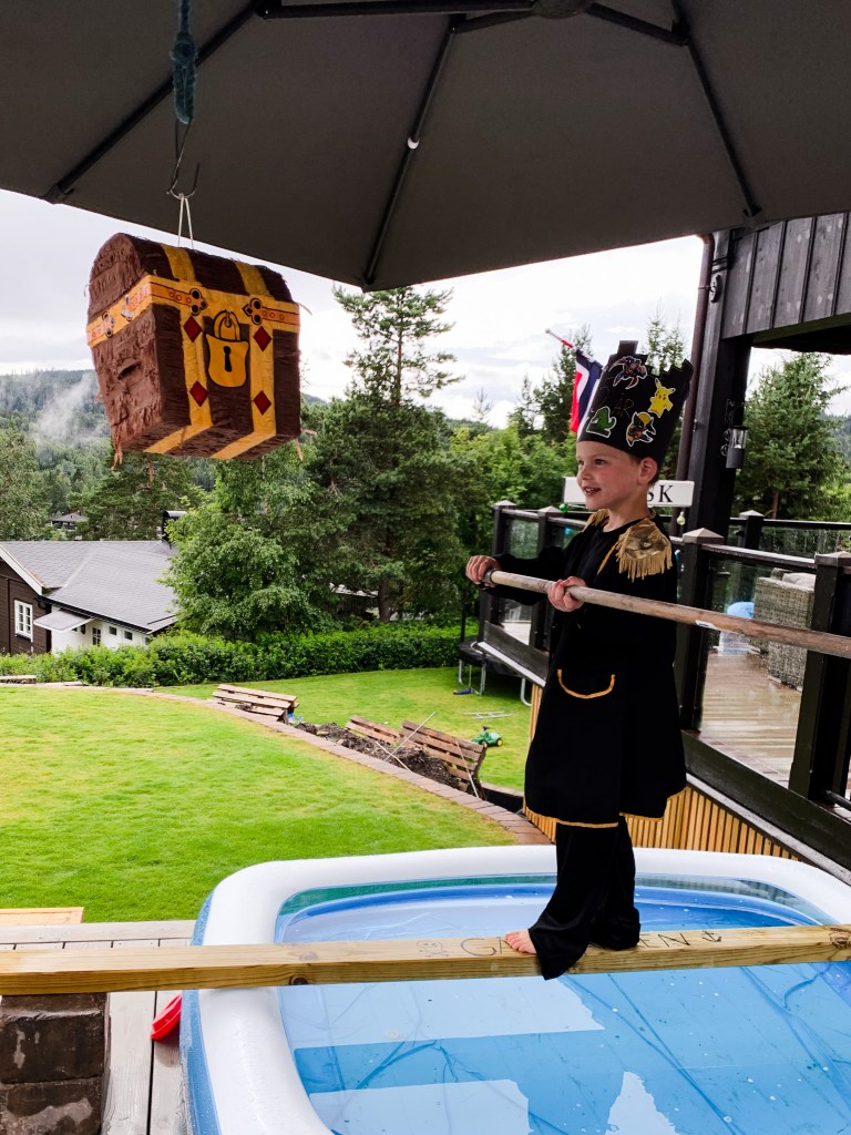 sjørøverbursdag gå planken