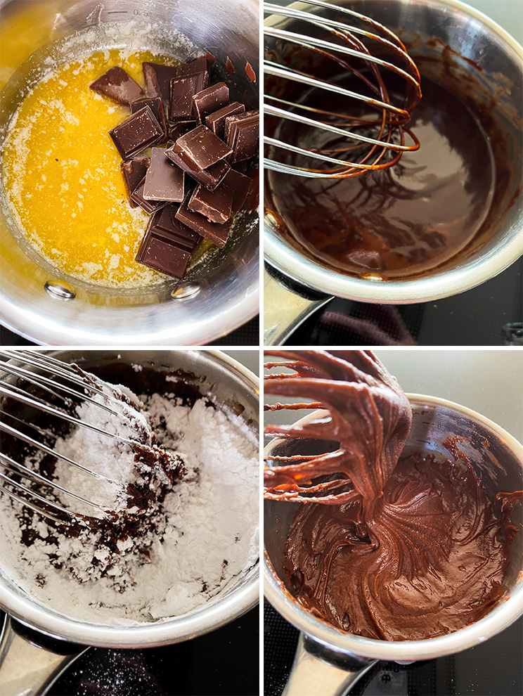 sjokoladeglasur langpanne sjokoladekake