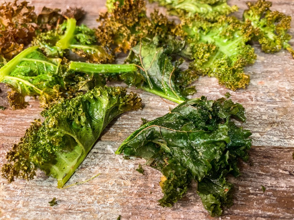 Grønnkålchips oppskrift på sunn og god snacks