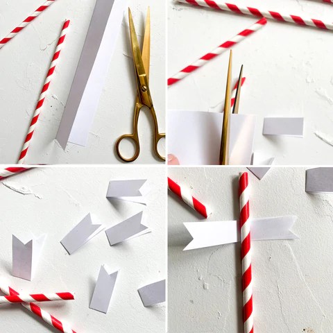 17. mai diy pynt bordpynt flagg sugerør