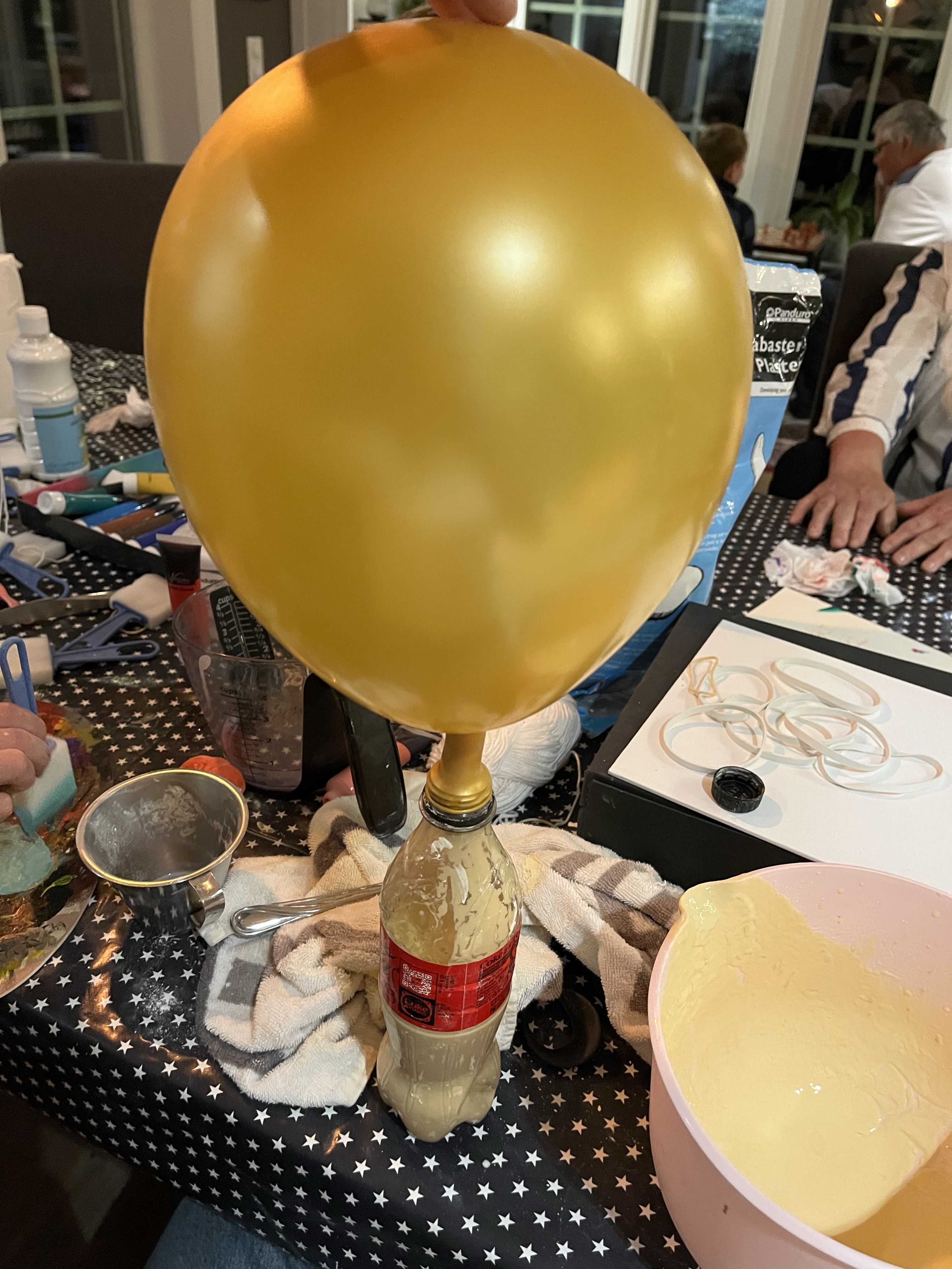 gips og ballong diy kreativ