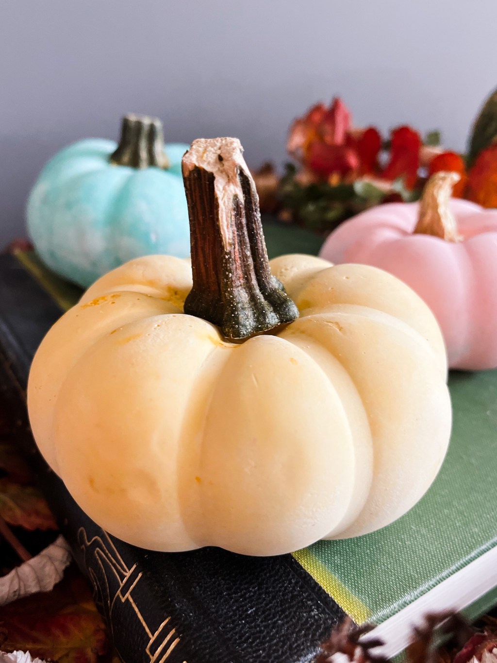 gresskar gips diy pynt halloween